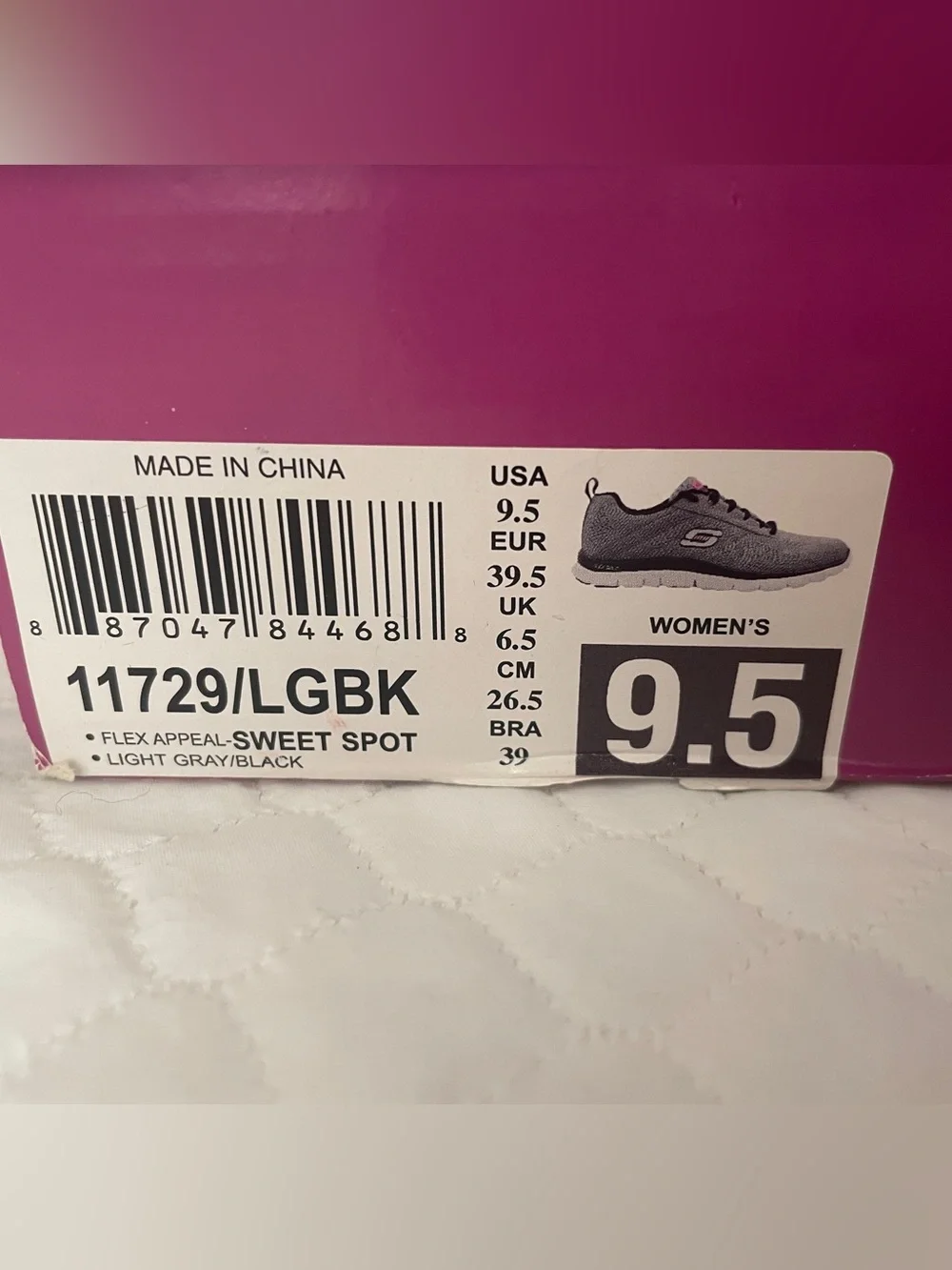 Skechers Gray Athletic Memory Foam Sneakers